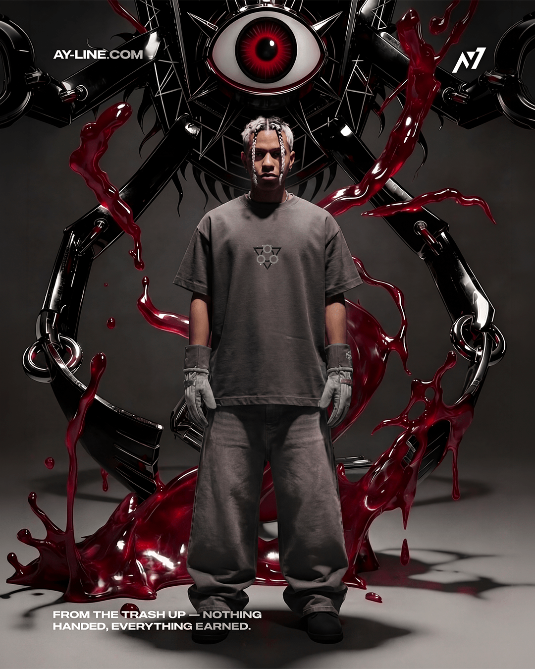 Scrap God Streetwear Shirt - AY - Line Anime