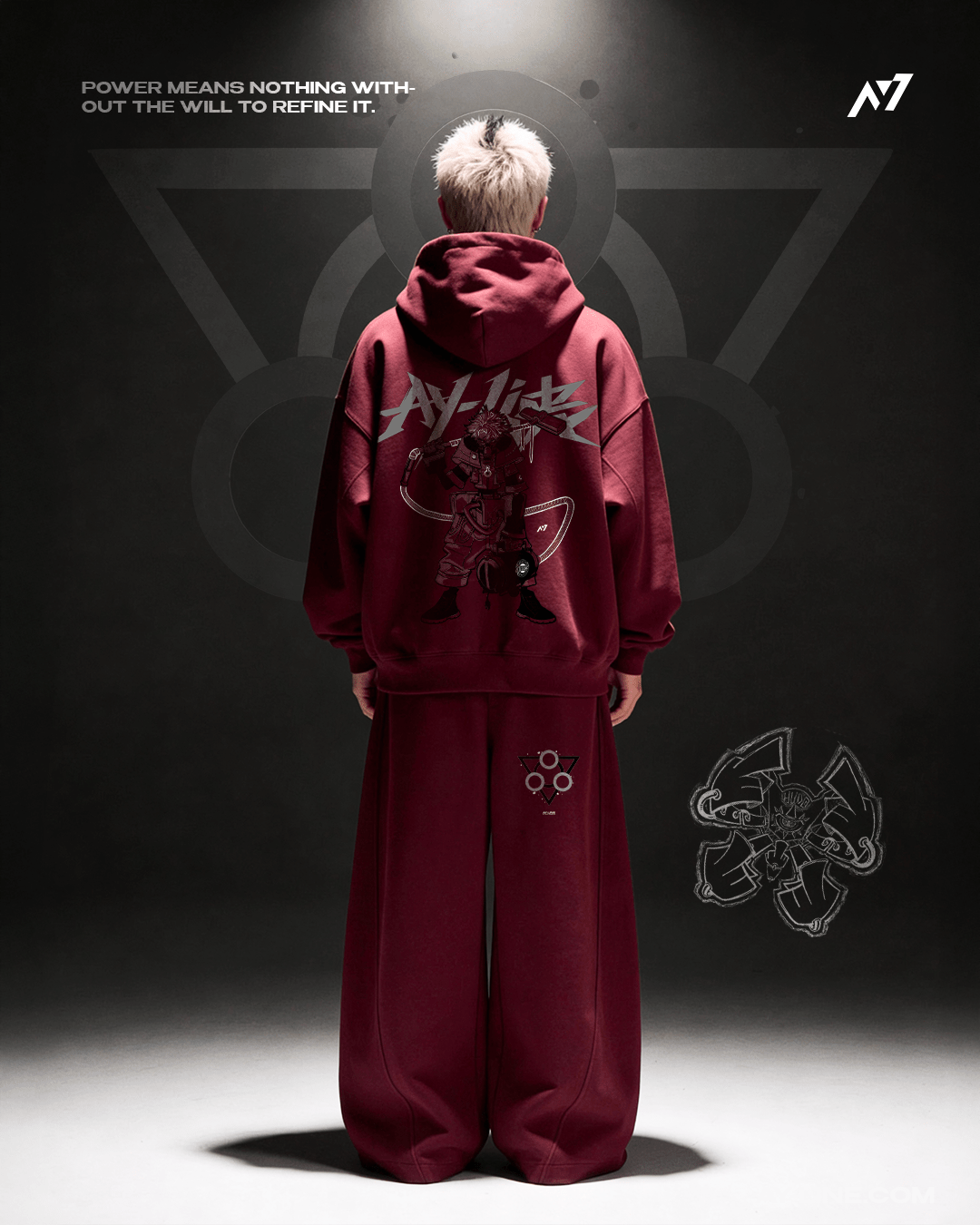 Wasteland Breaker Streetwear Hoodie - AY - Line Anime