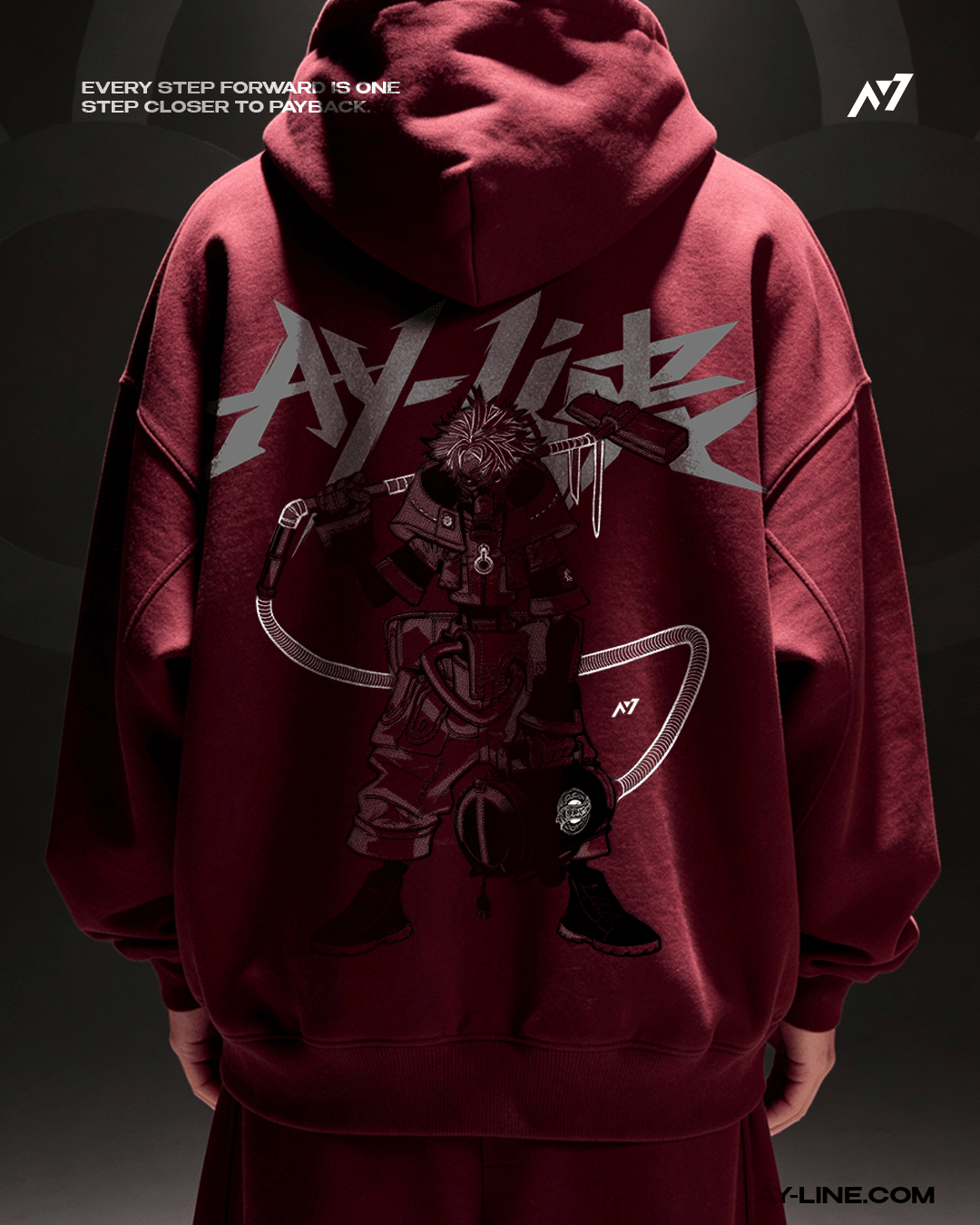 Wasteland Breaker Streetwear Hoodie - AY - Line Anime