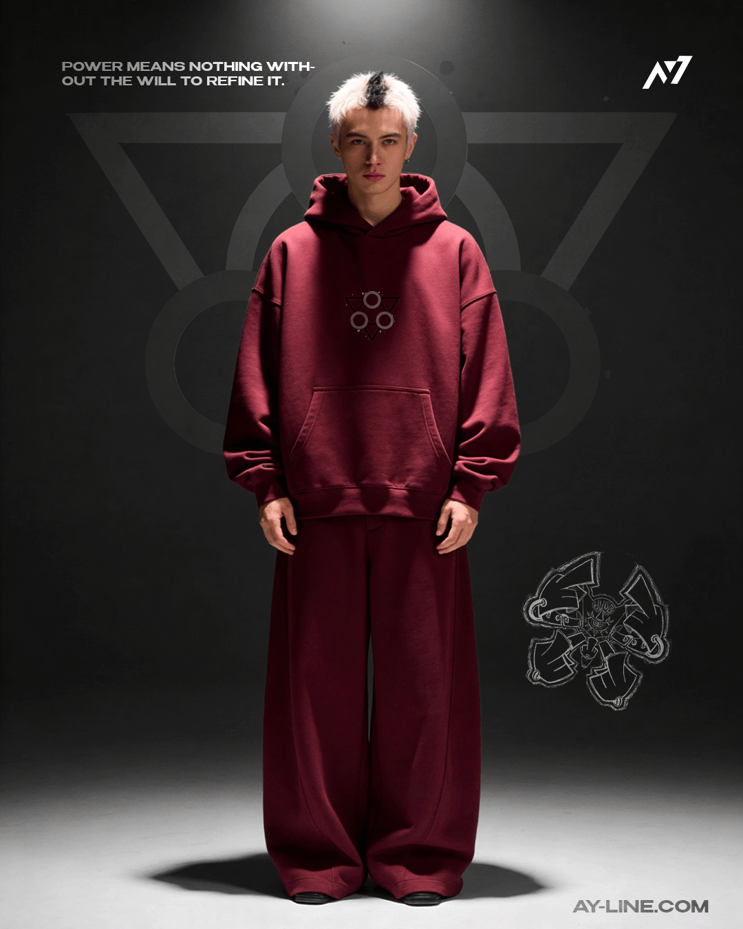 Wasteland Breaker Streetwear Hoodie - AY - Line Anime