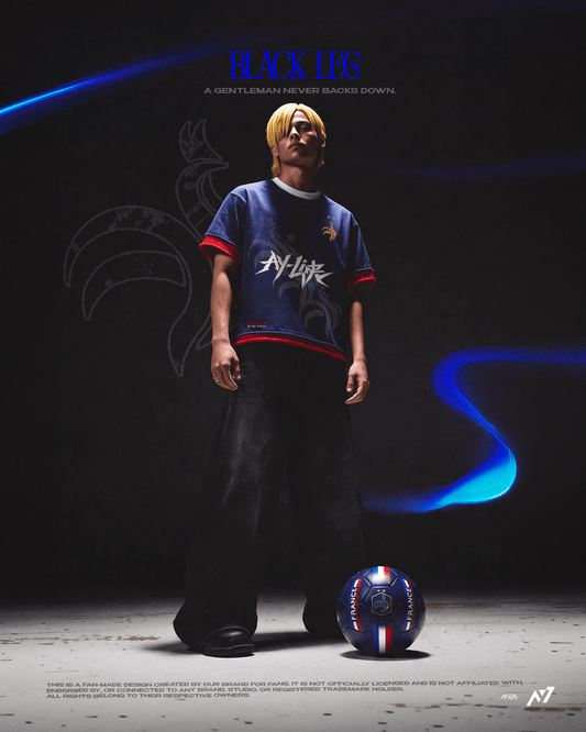 Black Leg France Shirt - AY-Line Anime