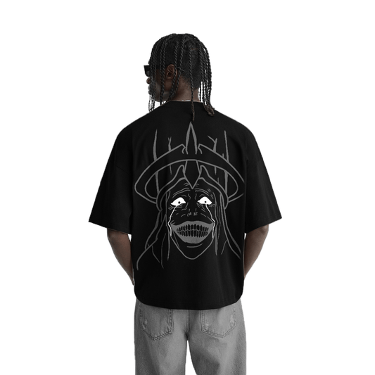God Statue Streetwear Shirt Black - AY - Line Anime