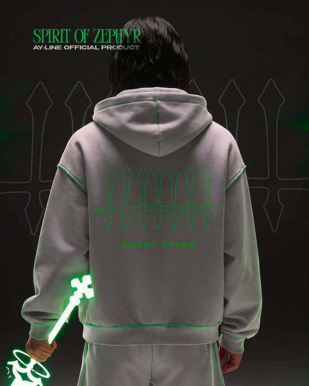 Spirit of Zephyr Streetwear Hoodie - AY-Line Anime