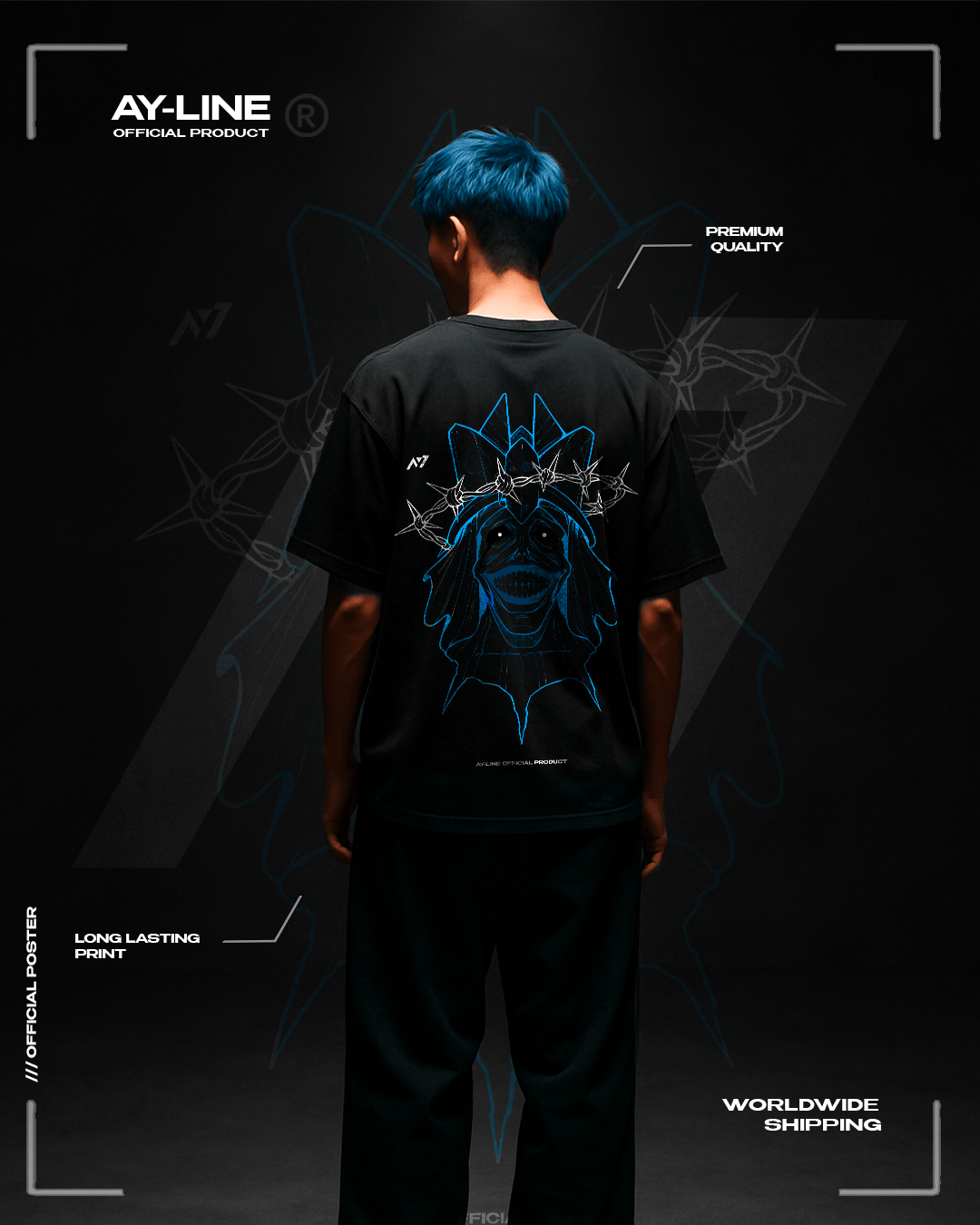 Statue of God Streetwear Shirt - AY - Line Anime