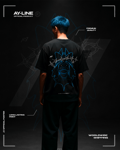 Statue of God Streetwear Shirt - AY - Line Anime