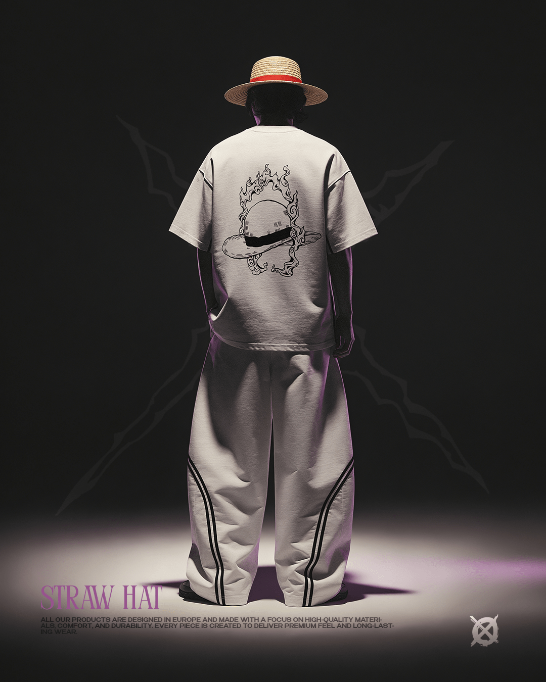 Straw Hat Streetwear Shirt - AY - Line Anime