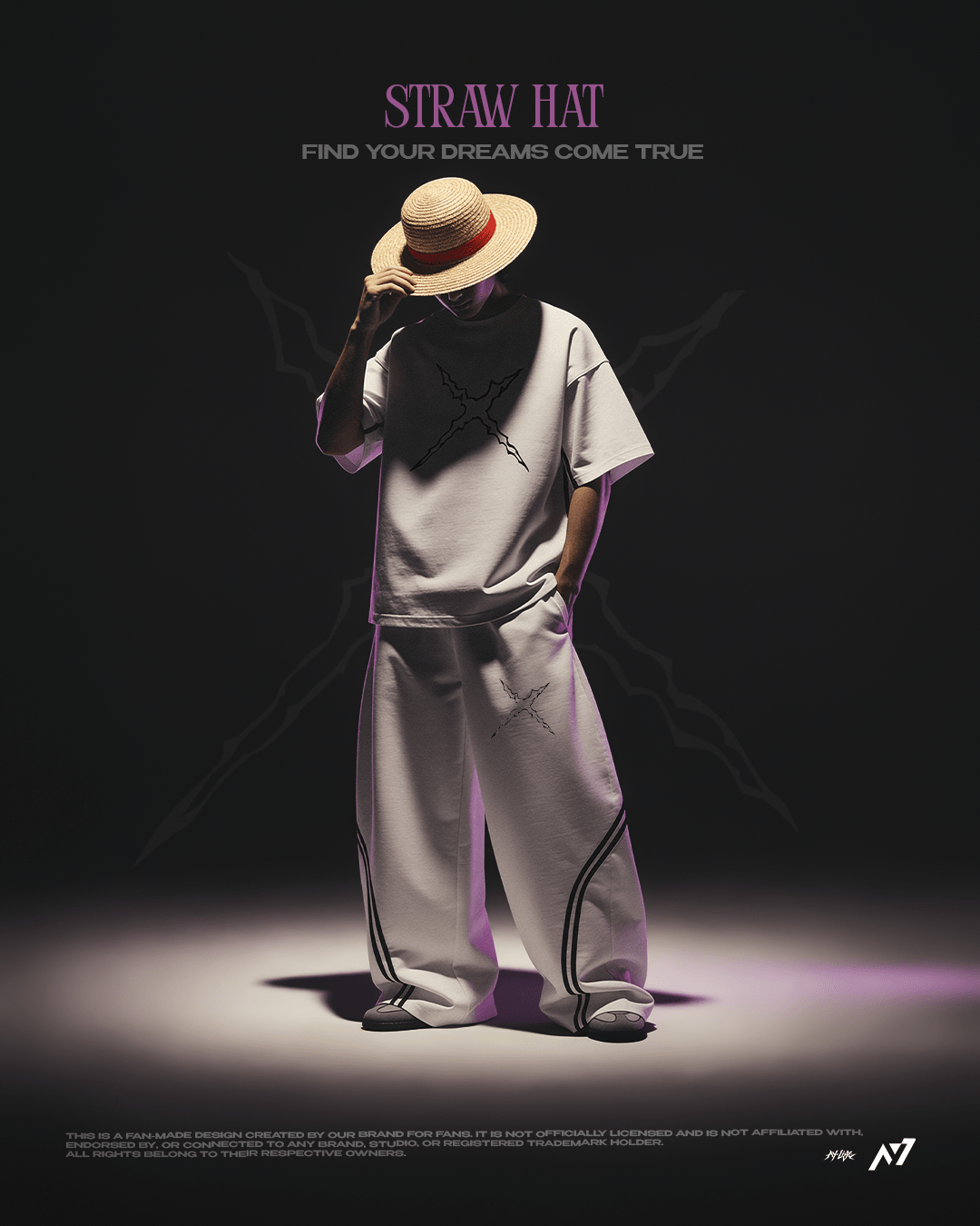 Straw Hat Streetwear Shirt - AY - Line Anime