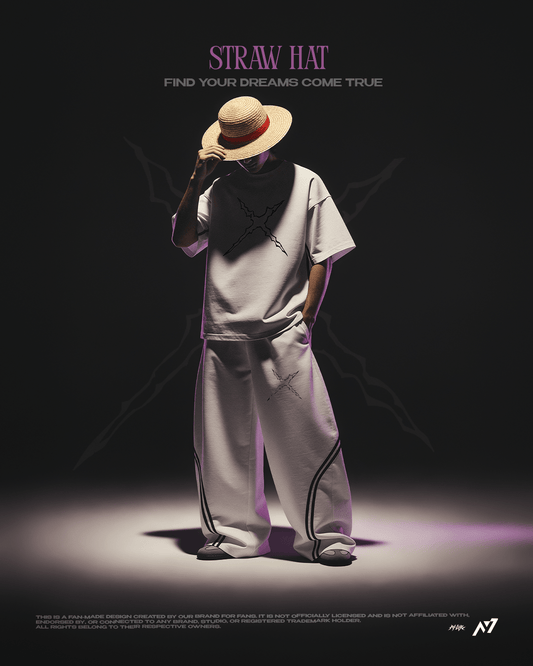 Straw Hat Streetwear Shirt - AY - Line Anime