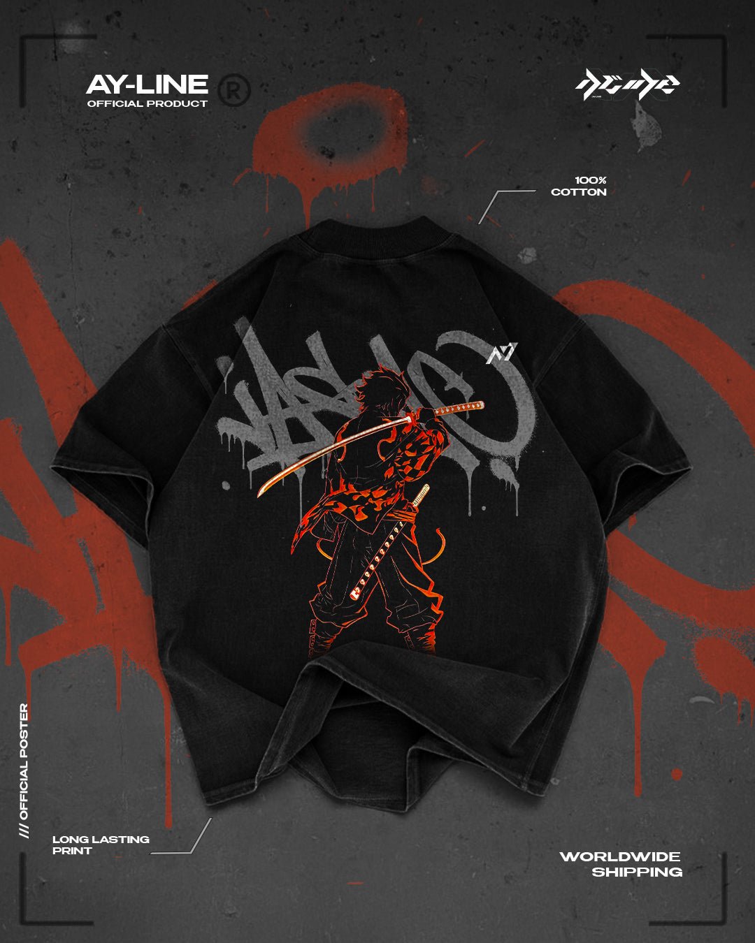 Breath of the Sun Streetwear Shirt - AY - Line Anime