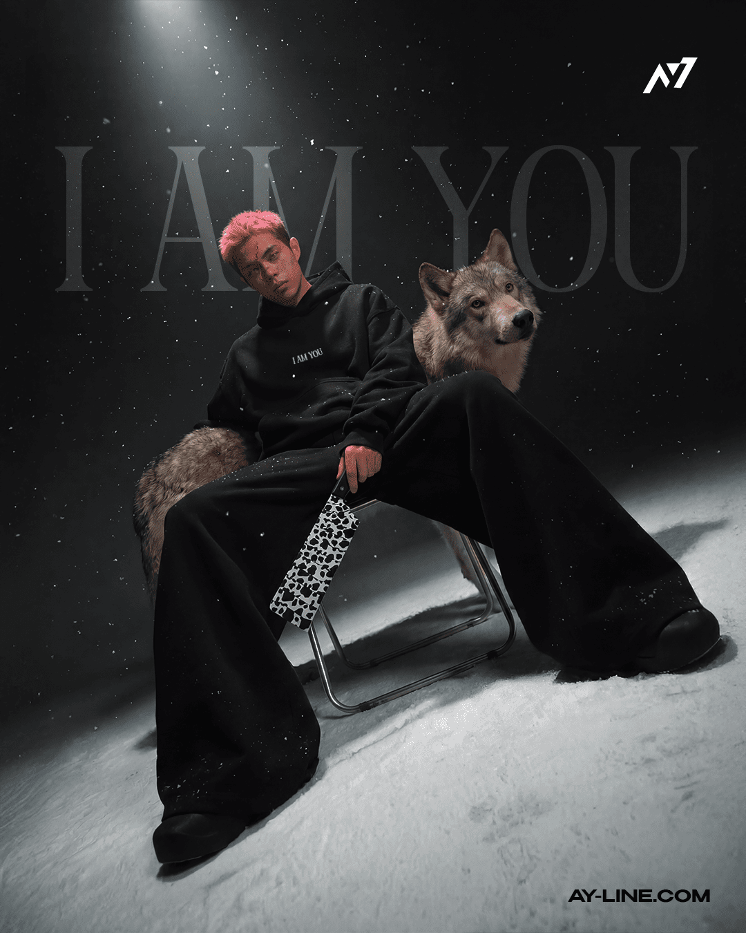 I AM YOU Streetwear Hoodie - AY - Line Anime