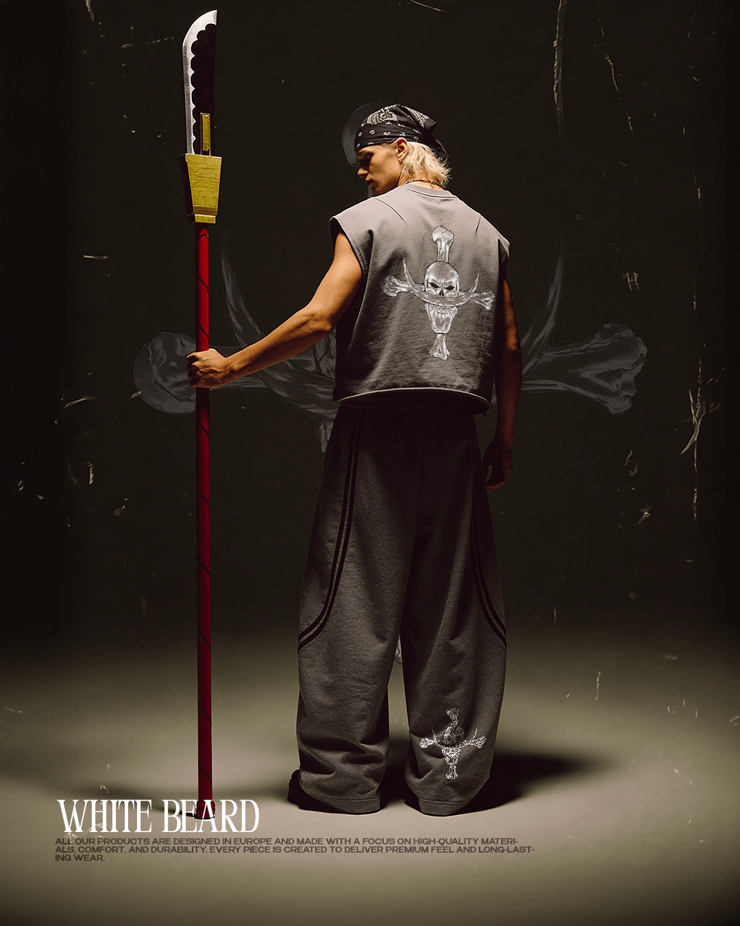 White Beard Tank Top - AY - Line Anime