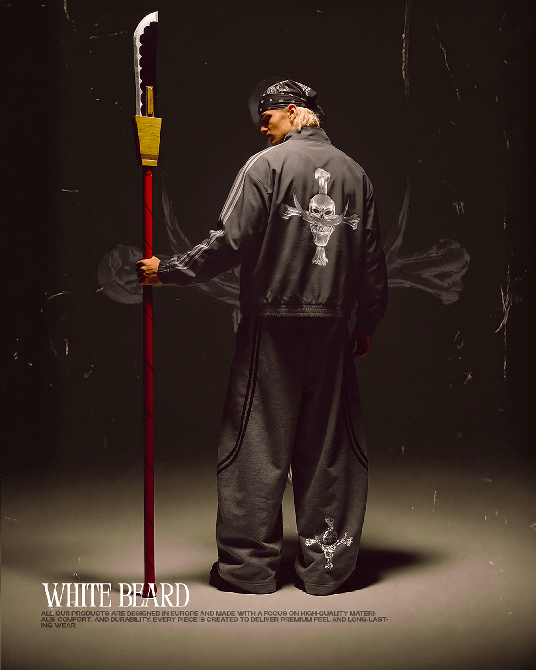 White Beard Streetwear Jacket - AY-Line Anime