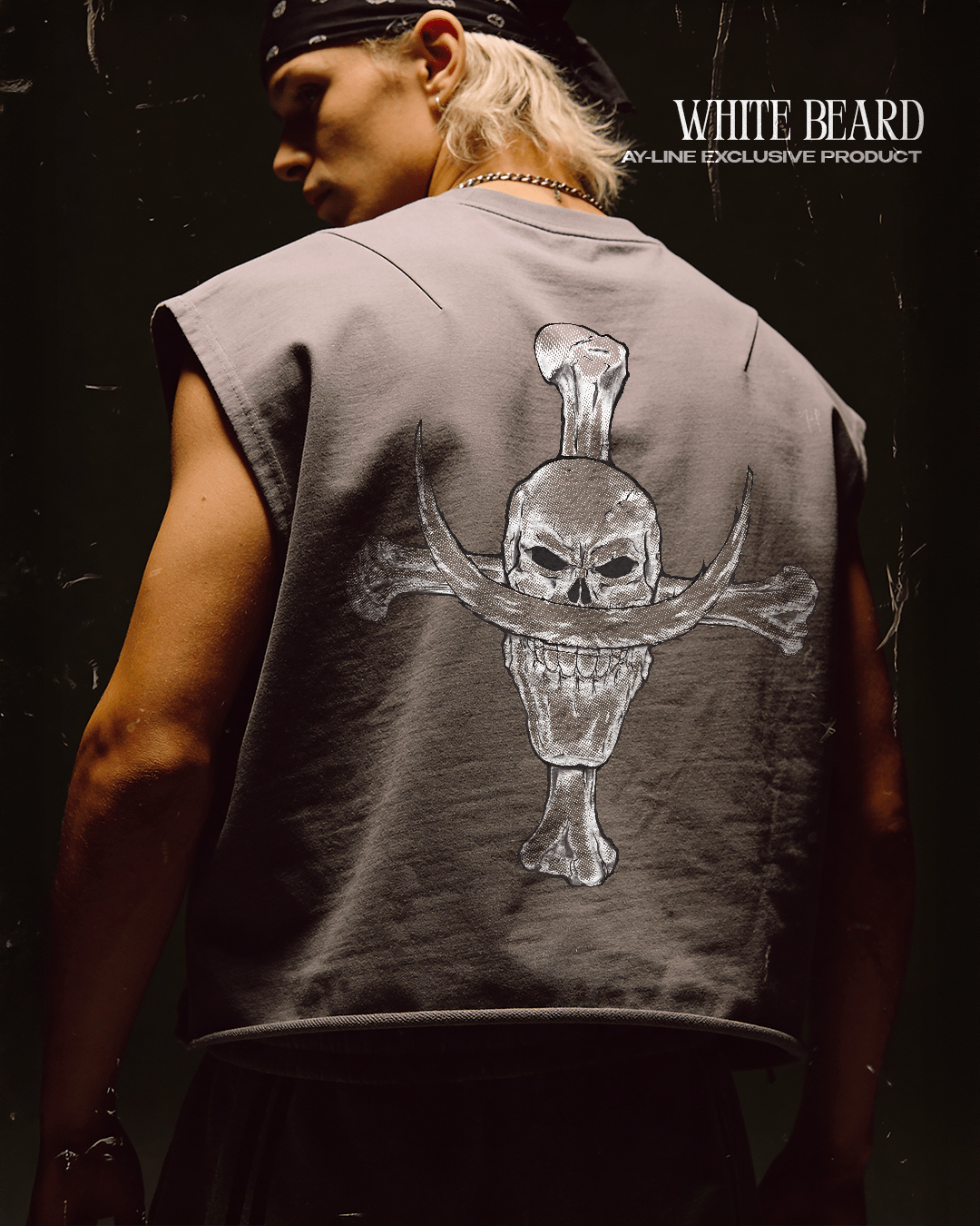 White Beard Tank Top - AY - Line Anime