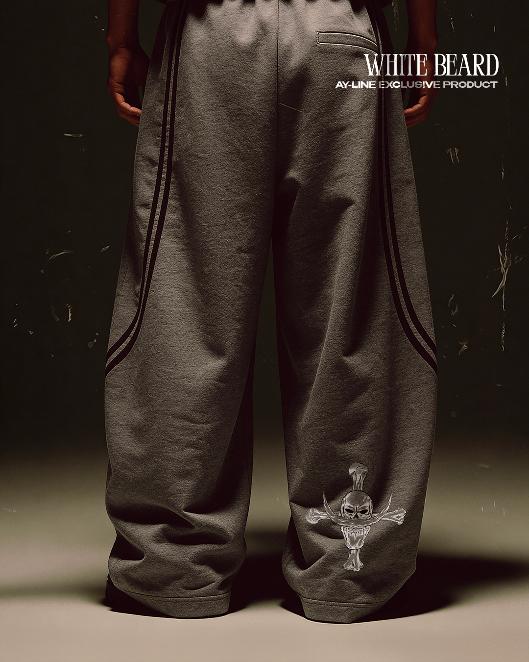 White Beard Streetwear Sweatpants - AY - Line Anime
