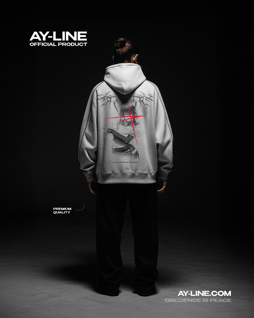 Crossfire Striped Hoodie - AY - Line Anime