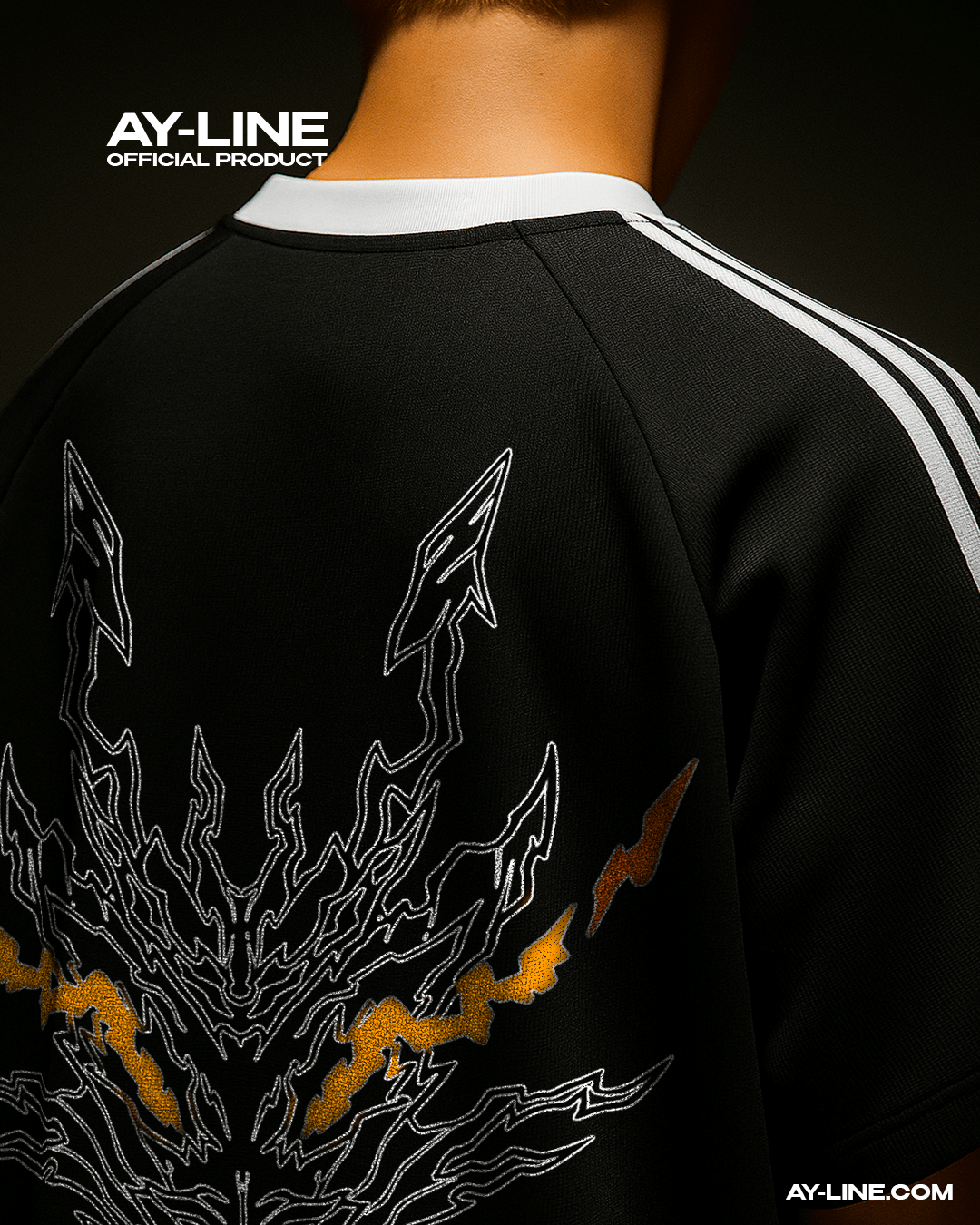 Thunderclap 2.0 Streetwear Crewneck Shirt - AY - Line Anime