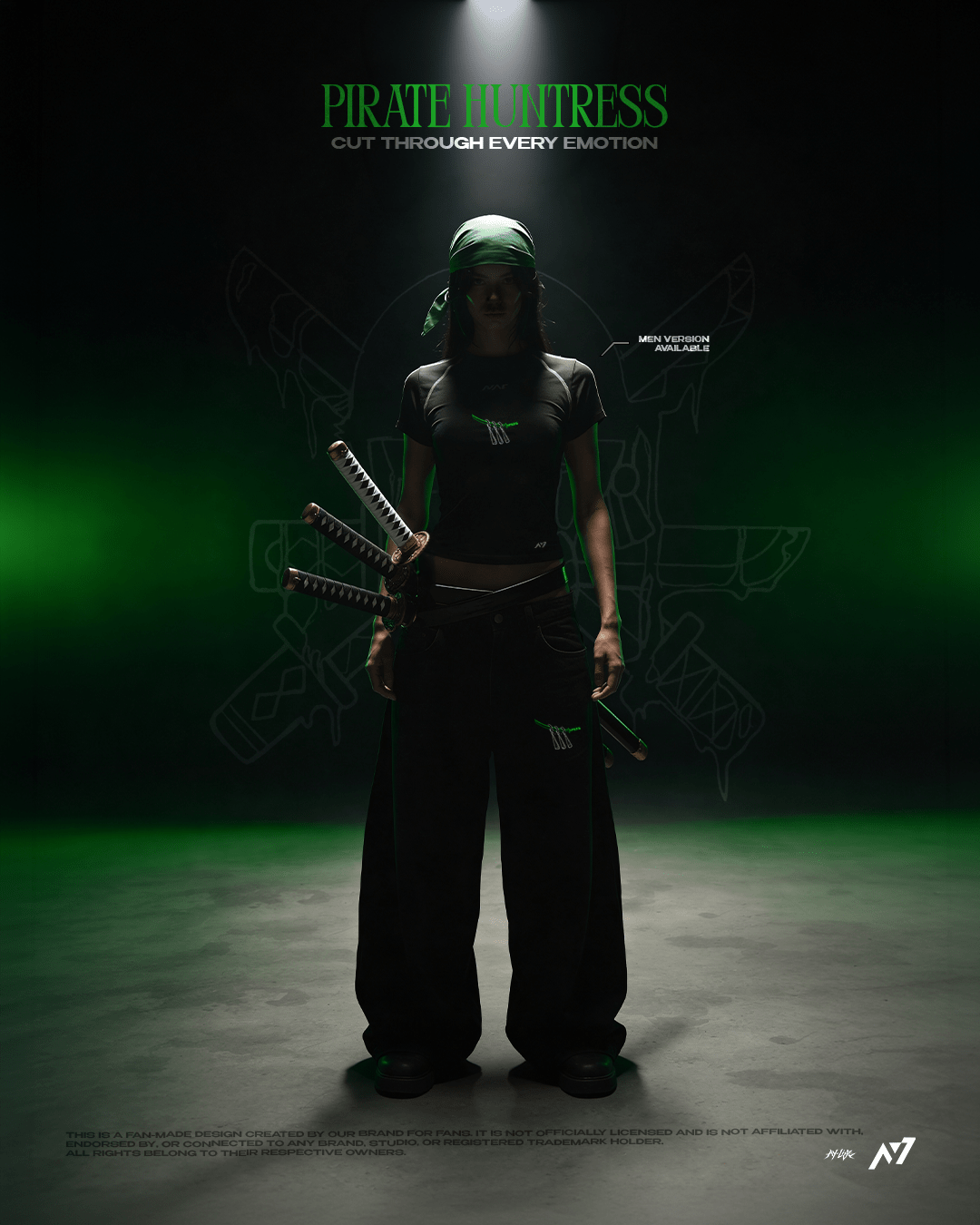 Pirate Huntress Compression Shirt - AY - Line Anime