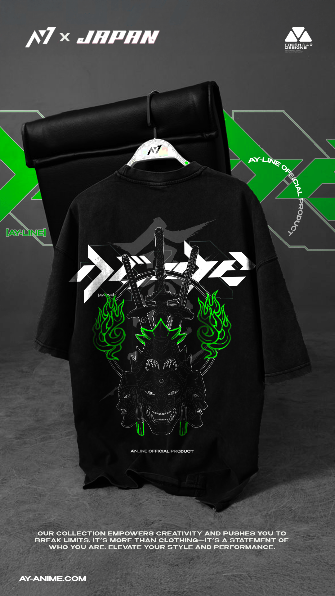 Wrath Carved Streetwear Shirt - AY - Line Anime